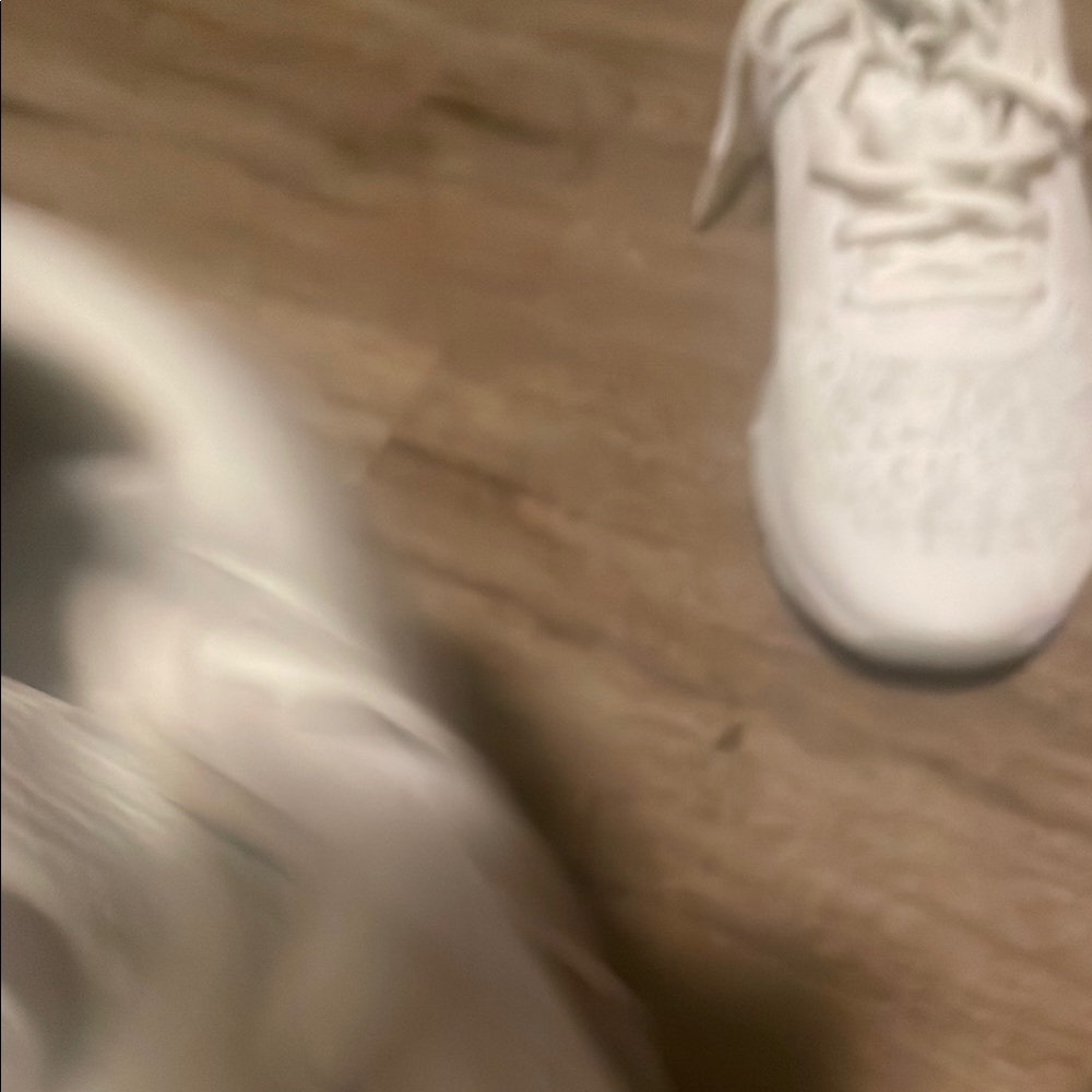 Nike All-White Athletic Shoes - Picture 6 of 7